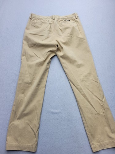 Banana Republic Men Pants 33x32 Khaki Chino 100% Cotton Skinny Bangladesh - Picture 11 of 15