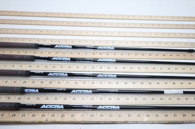 Accra Iseries 60I 60g Stiff 33.5''-35.5' Iron Shaft Set Pulls 02234