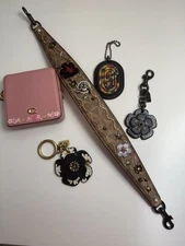 Read Description !!!Coach Small Leather Goods Keychain Charms, Strap, Pouch