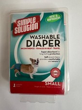Simple Solution Washable Reusable Female Dog Diaper 8-15lbs