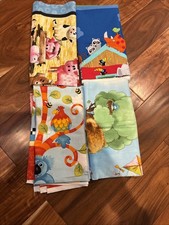Lot Of Kids Animal Themed Cotton Quilt Panels Measurements In Description