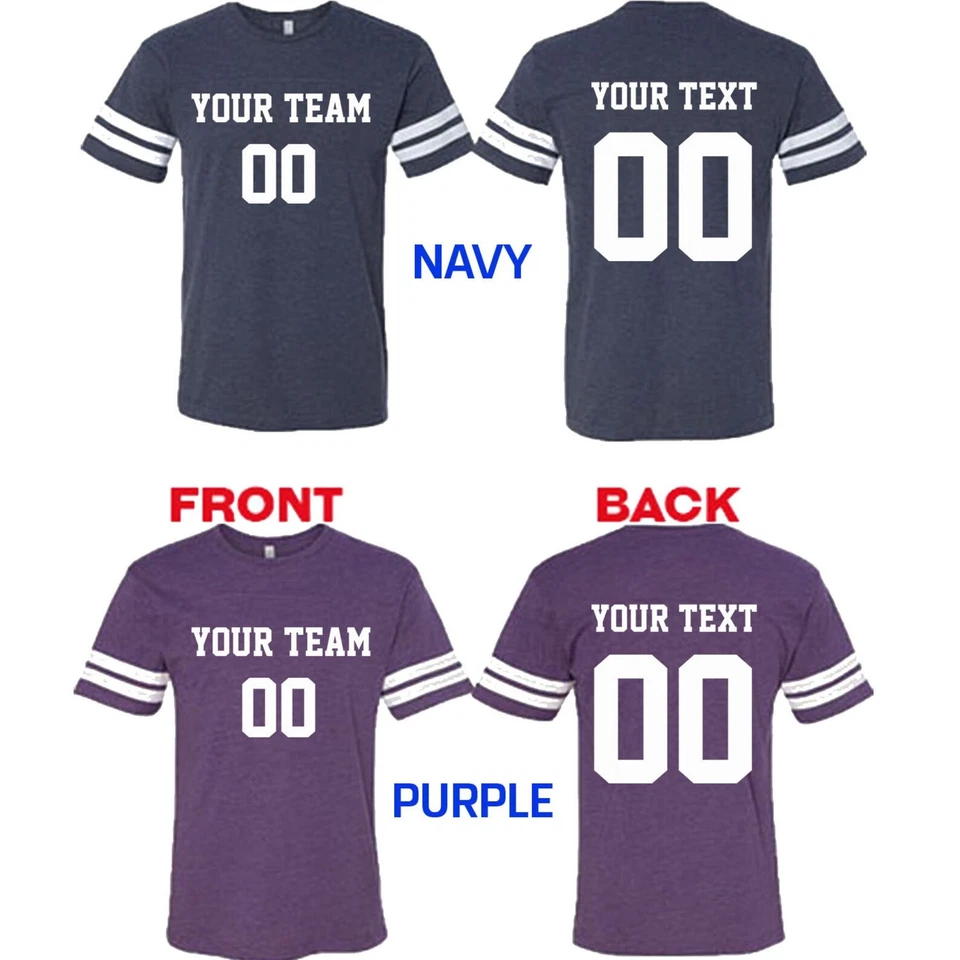 Customized Football Jersey Personalized Team T-Shirt Cotton Jersey Men Jersey - Image 4 of 4