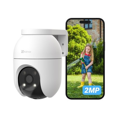2MP WLAN Überwachungskamera aussen Pan&Tilt Kamera mit 2 Wege Audio