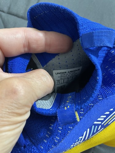 Under Armour Steph Curry 4 ‘More Fun’ Royal Blue And Yield Yellow Size 7Y - Bild 14 von 18