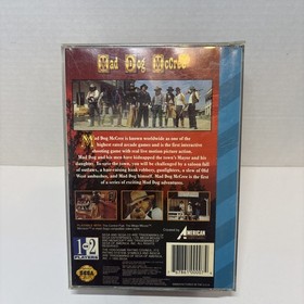 Mad Dog McCree (Sega CD, 1993) CIB 💿🎮 See Description