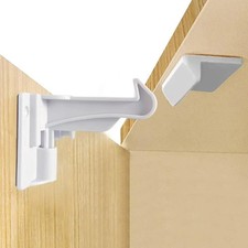 10 Pack Child Cabinet Locks, Baby Proofing Safety Locks Adjustable, 10P white