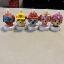 Good 2 Grow Paw Patrol Topper Lot of 5 Including SILVER Marshall