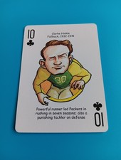 Clarke Hinkle Card Green Bay Packers Hero Decks Playing Card Football Card