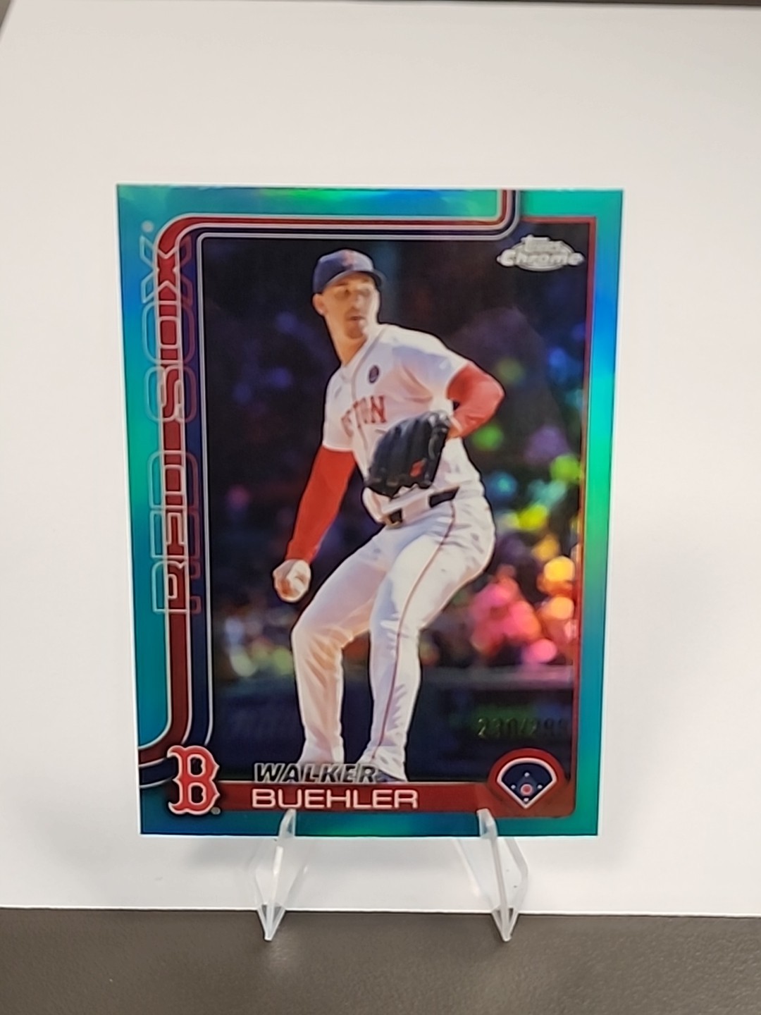 WALKER BUEHLER 2025 TOPPS CHROME UPDATE SERIES TEAL REFRACTOR /299