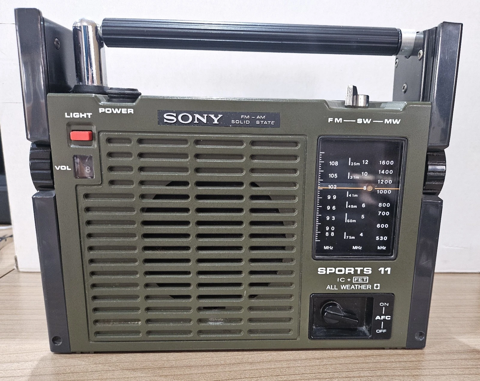 Sony ICF - 111B Sports 11 Allwetter Radio -Vintage- - Bild 5 von 5