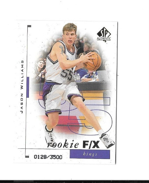 1998-99 Upper Deck SP Authentic Jason Williams RC FX #128/3500