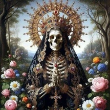 metaphysical Santa Muerte Great Goddess of Death changes rebirth protection