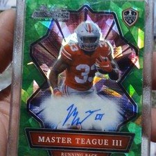 Wild Card 2021 Alumination NIL Master Teague III Ohio State Auto ANBC-56 /45