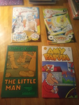 shadowland comic by Kim Deitch 1&2, The little man by Chester Brown #24, Amy Pap