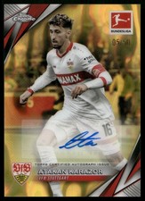 Atakan Karazor Chrome Bundesliga 2024/25 Gold /50 Auto