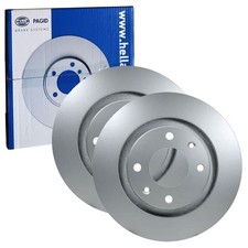 2x HELLA PAGID BREMSSCHEIBEN Ø266mm VORNE passend für CITROËN BERLINGO XANTIA XS