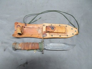 VIETNAM WAR US MILITARY PILOT’S SURVIVAL KNIFE CAMILLUS N.Y. 1973