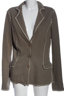 SISLEY Strickblazer Damen Blazer Gr. DE 40 grüngrau Casual-Look
