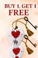 Demdaco Love Carries All Art Heart Limited Edition Sculpted