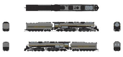 Broadway Limited N Scale ~ Challenger 4-6-6-4 ~ DC ~ Union Pacific #3982 ~ 8654