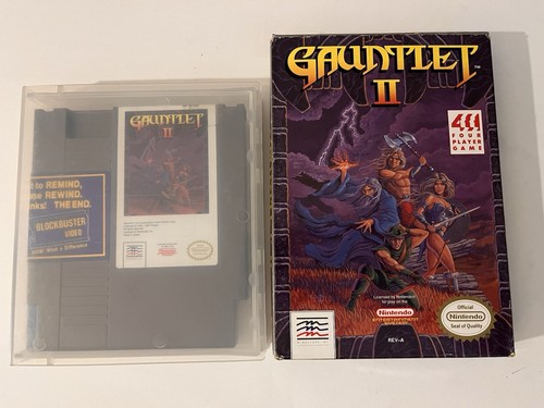 Gauntlet II 2 Nintendo NES Tested WORKING Original Box Video Game Sleeve Case - Picture 23 of 23