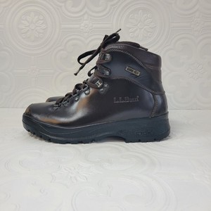 LL Bean Cresta Leather Hiking Boots Men\'s 12M Gore-tex Vibram Sole  Romania Work L.L.Bean Gore-Tex Cresta Hikers, Fabric/Leather Reviews  main image 4
