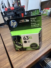 Genuine OEM HP 63XL Black F6U64AN Ink Cartridge Exp. Sep 2022 FREE SHIPPING