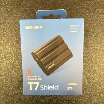 Samsung T7 Shield MU-PE2T0S/AM Portable External SSD 2TB Black 1050MB/s