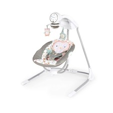 Ingenuity InLighten 5-Speed Baby Swing - Swivel Infant Seat, 5 Point Safety H...