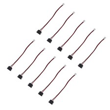 10x Type C Female Head To End 2 Pin 2 Wire Quick Charging Power Cable DIY q