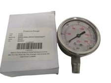 GRAINGER 4CFH7 PRESSURE GAUGE 0-300 PSI 0-2000 KPA NSMP