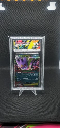 Pokémon – Mega Gengar ex – 056/094 – Phantasmal Flames – ACE 10 Graded