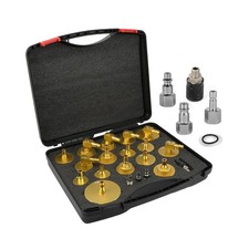 CMTOOL Master Cylinder Bleeder Kit, 20PCS Brake Bleeder Adapter Kit, Aluminum...