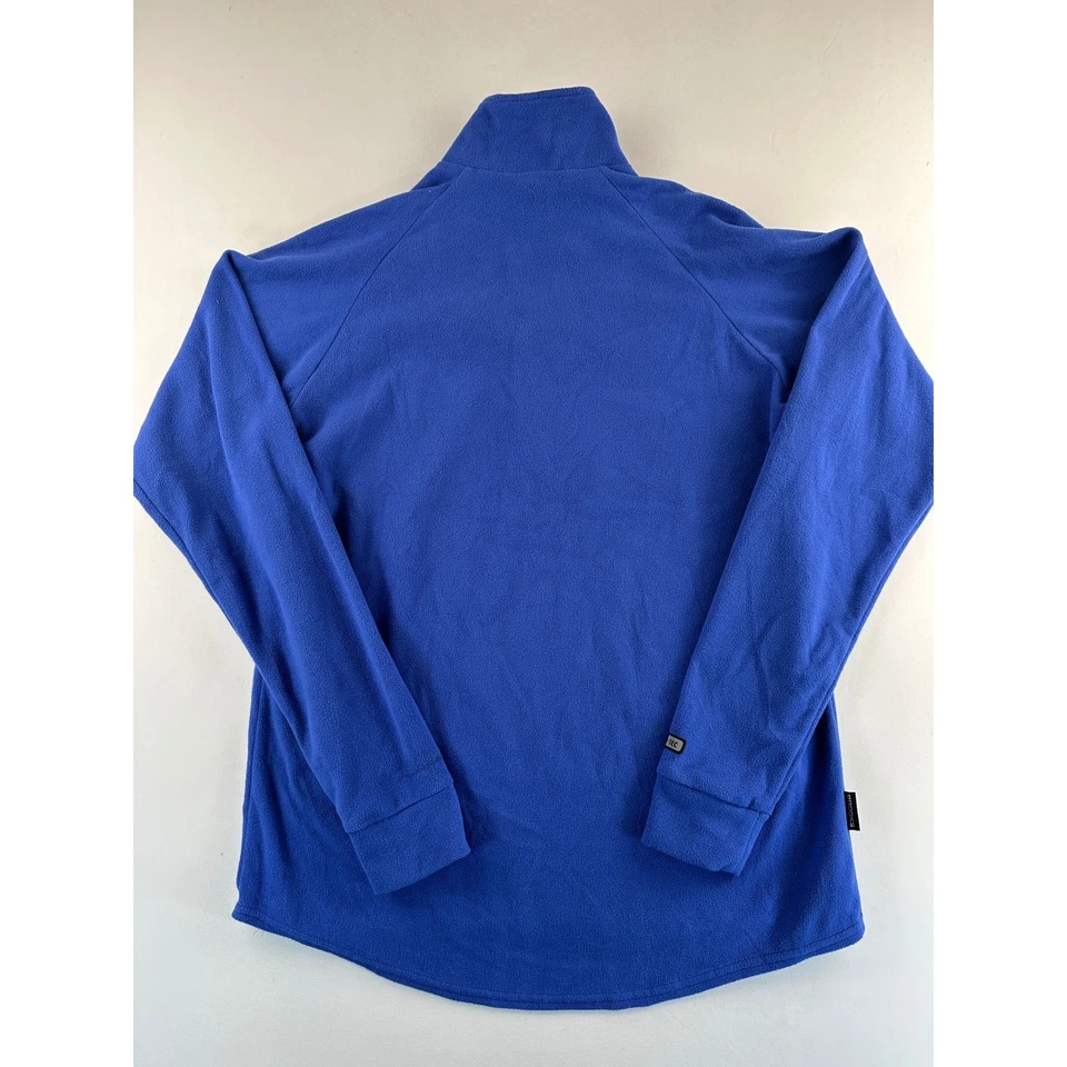 Camisa Atlética Pullover Brooks Running Azul Micro Tech Polar 1/4 Cremallera Talla Pequeña Foto 3 de 4