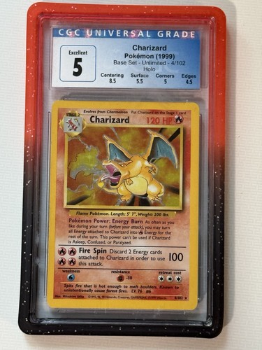 Charizard graded CGC 5 for sale on eBay