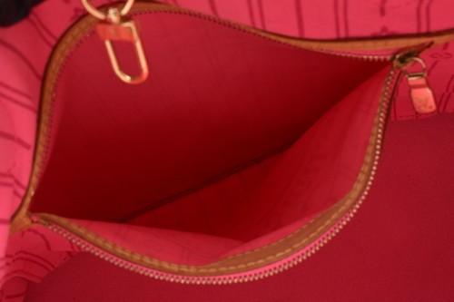 LOUIS VUITTON Neverfull MM Rose Monogram Tote Shoulder Bag Purse LV M48613 - Picture 13 of 15