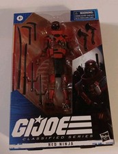 G.I. Joe Classified RED NINJA 08 6  Action Figure Hasbro 2020 NEW Unopened Box H