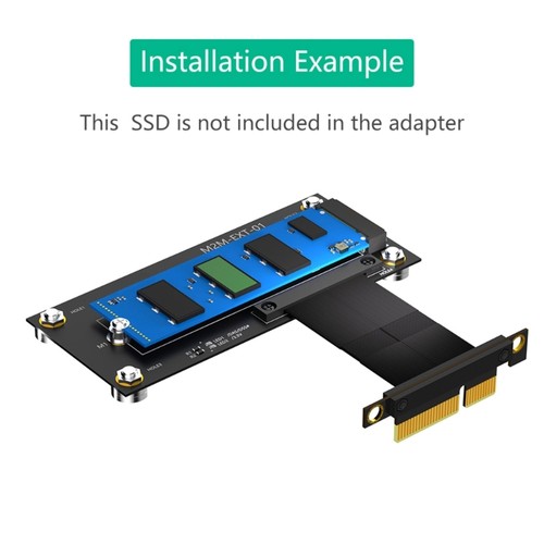 High Performances NVMe PCIe 4X Extension Adapters 10000 Durability Tests No Lag - 第 7/8 張圖片