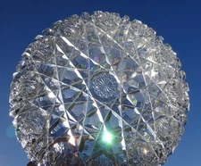 Antique American Brilliant Cut Glass 9" Beautifull Bowl