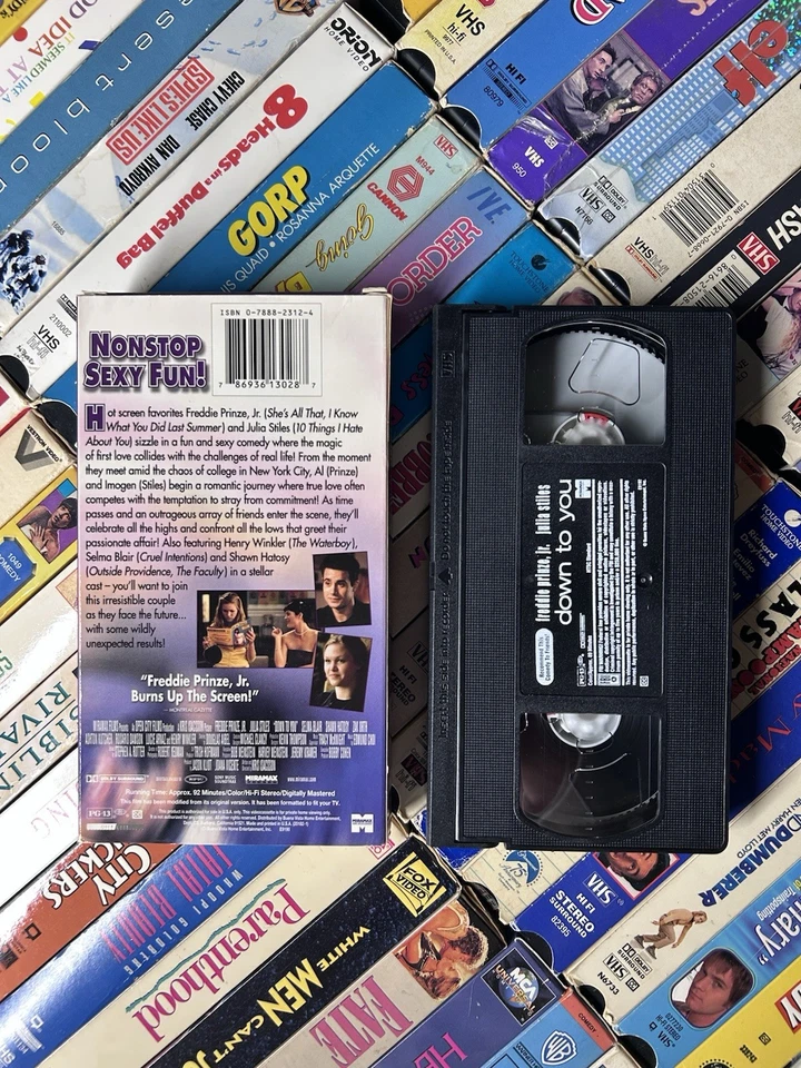 Down to You VHS Tape Late Release 2000 Miramax Video Release HTF OOP Music Video - Image 3 of 4