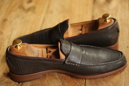 Oliver Sweeney Brunello Brown Leather Loafers Shoes Men's UK 10 US 11 EU 44 - Picture 5 of 11