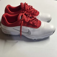 Nike Air Rival 4 Red And White Soft spike Golf Shoes Men’s Size 8