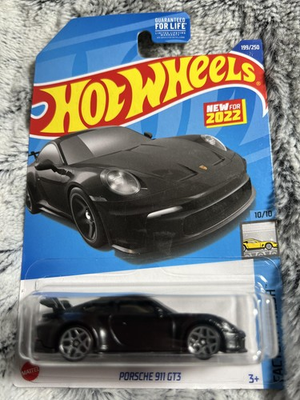 #ad Hot Wheels Porsche 911 GT3 Black Factory Fresh Diecast Car 1:64 199 250 10 10 $12.97