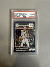 2024-25 Panini Donruss Optic Victor Wembanyama #45 Purple Fast Break /99 PSA 10