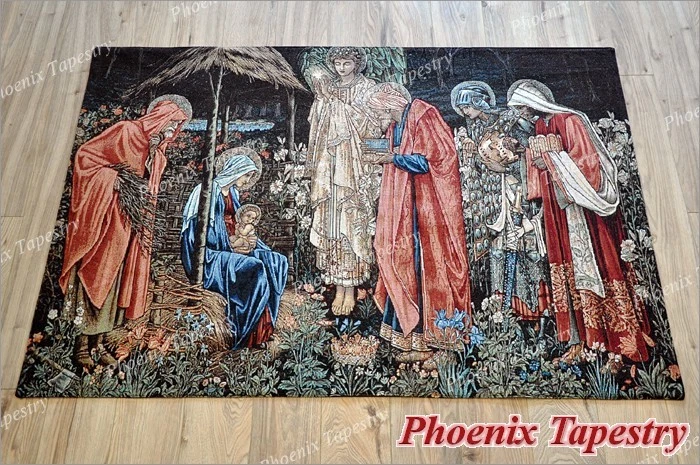 William Morris Adoration of the Magi Medieval Tapestry Wall Hanging 55