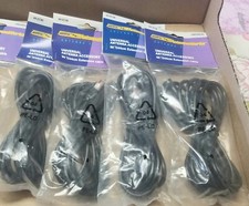 4-pack 96" 8' FOOT AUTO ANTENNA EXTENSION Cable MALE FEMALE CAR AM FM ADAPTER 4p