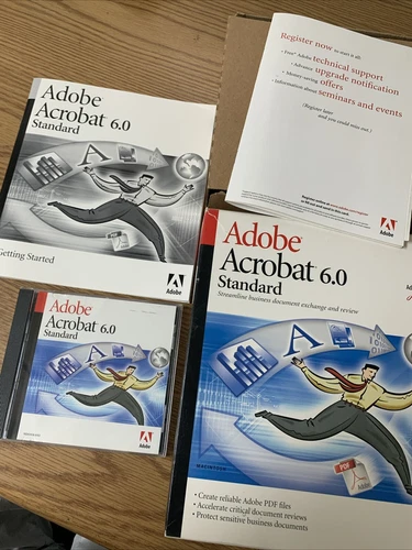Adobe Acrobat 6.0 Standard for Windows PC with serial number