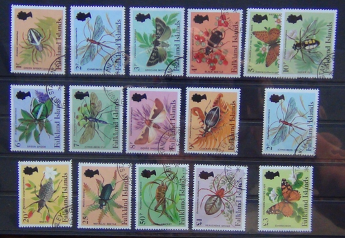 Falkland Islands 1984 Insects & Spiders set to £3 Used