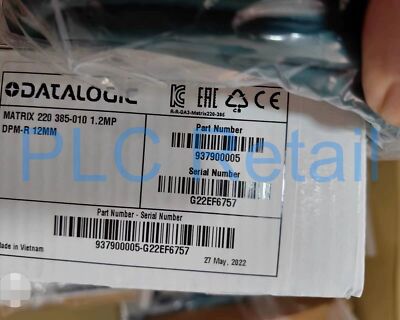 NEW   Matrix220 385-010 1.2MP DPM-R 12MM Industrial visual code reader #F12