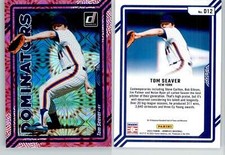 Tom Seaver 2023 Donruss Dominators Pink Fireworks D12 Mets HOF